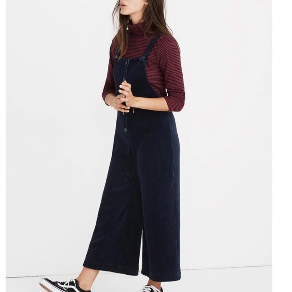 Madewell Pants - Madewell Texture & Thread Velour Corduroy Overalls